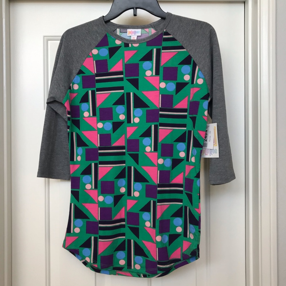 Lularoe Randy Geometric Triangle Circle T Shirt